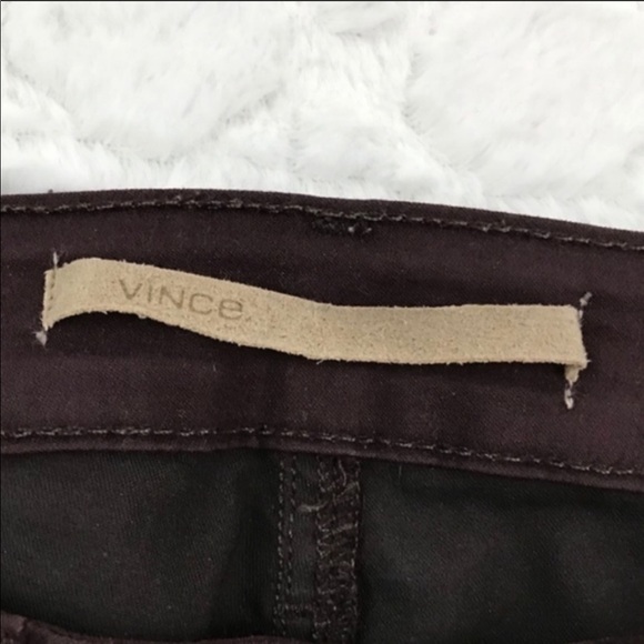 Vince | Zip Leg Skinny Jeans Dark Raisin Jeggings - Picture 6 of 11